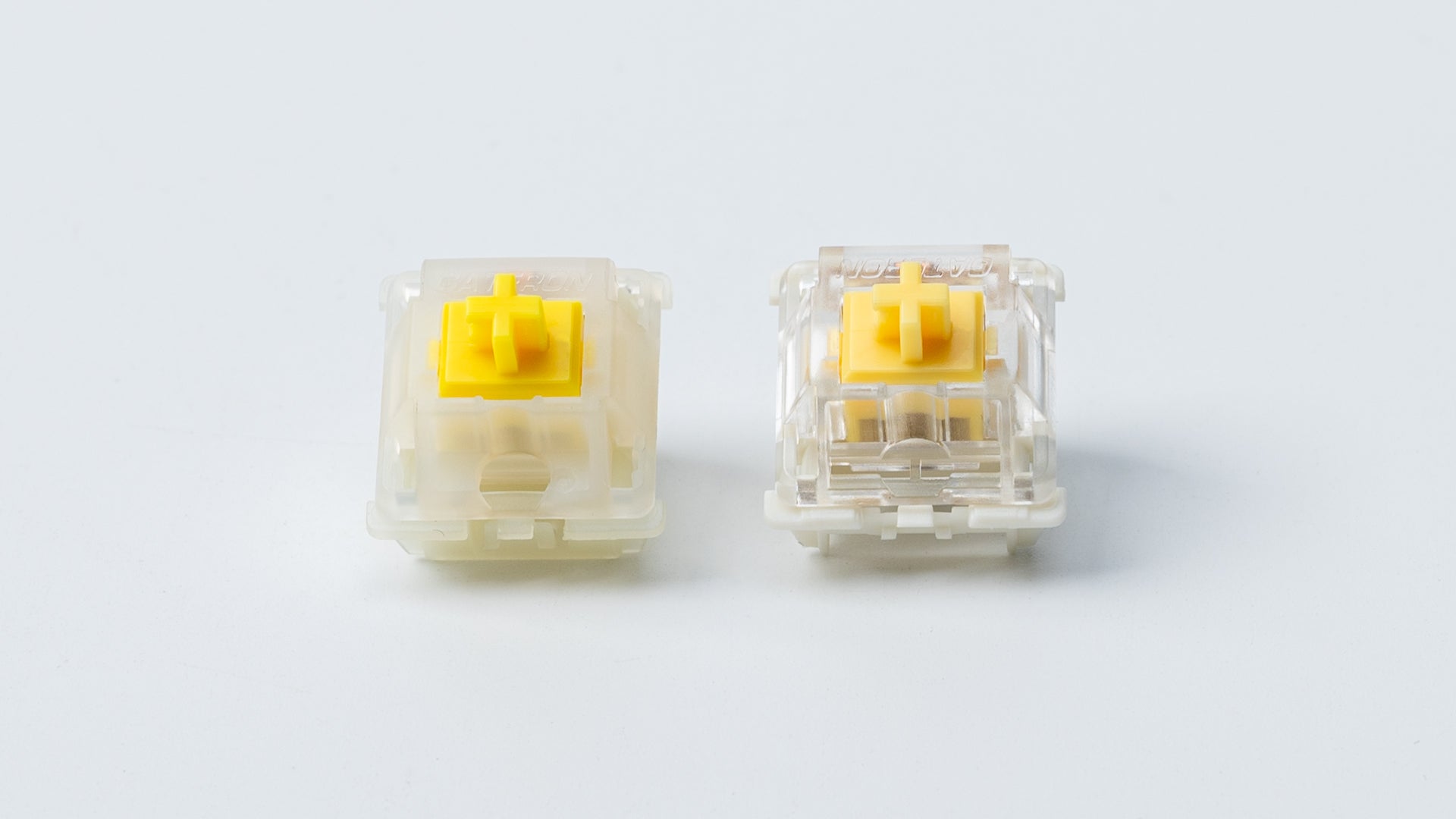 Gateron yellow pro (KS-9) vs Gateron milky yellow pro (KS-3)